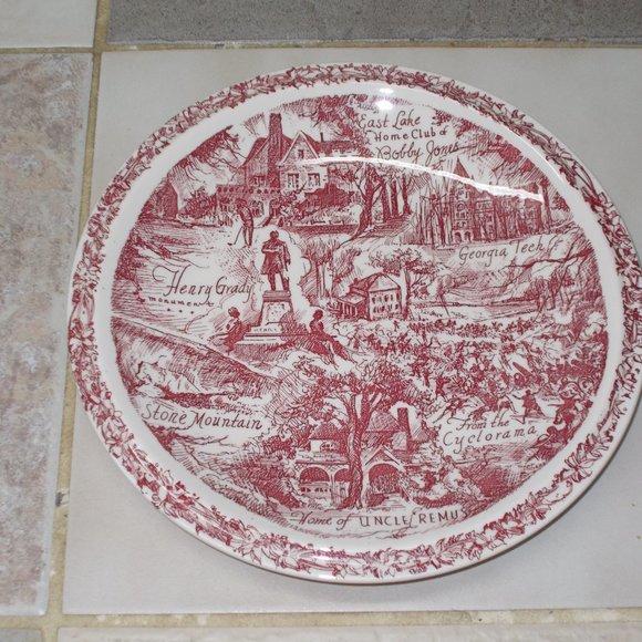 Atlanta Gate City Decorative Plate  approximately 10.5"x10.5" - Picture 2 of 6